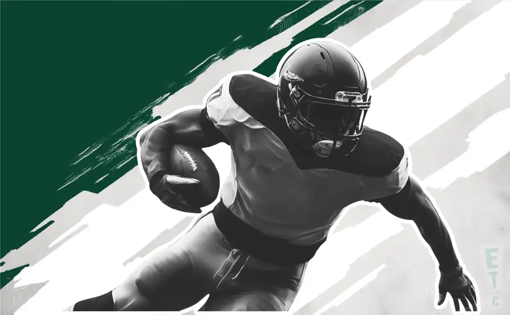 a saskatchewan roughriders football player catches a football